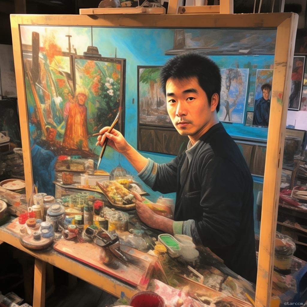 从绘画到艺术人生：张晨的坚持与蜕变之路